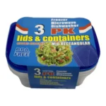 DOWIN TUPPER W/LIDS 3PK 24Z