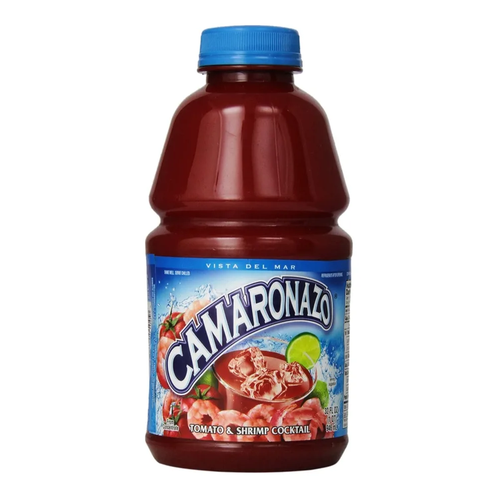 899541001009 CAMARONAZO TOM SHRIMP JUICE 32Z - Image 1