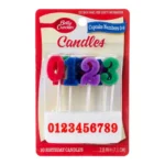 BC CUPCAKE NUMBER CANDLE 10CT