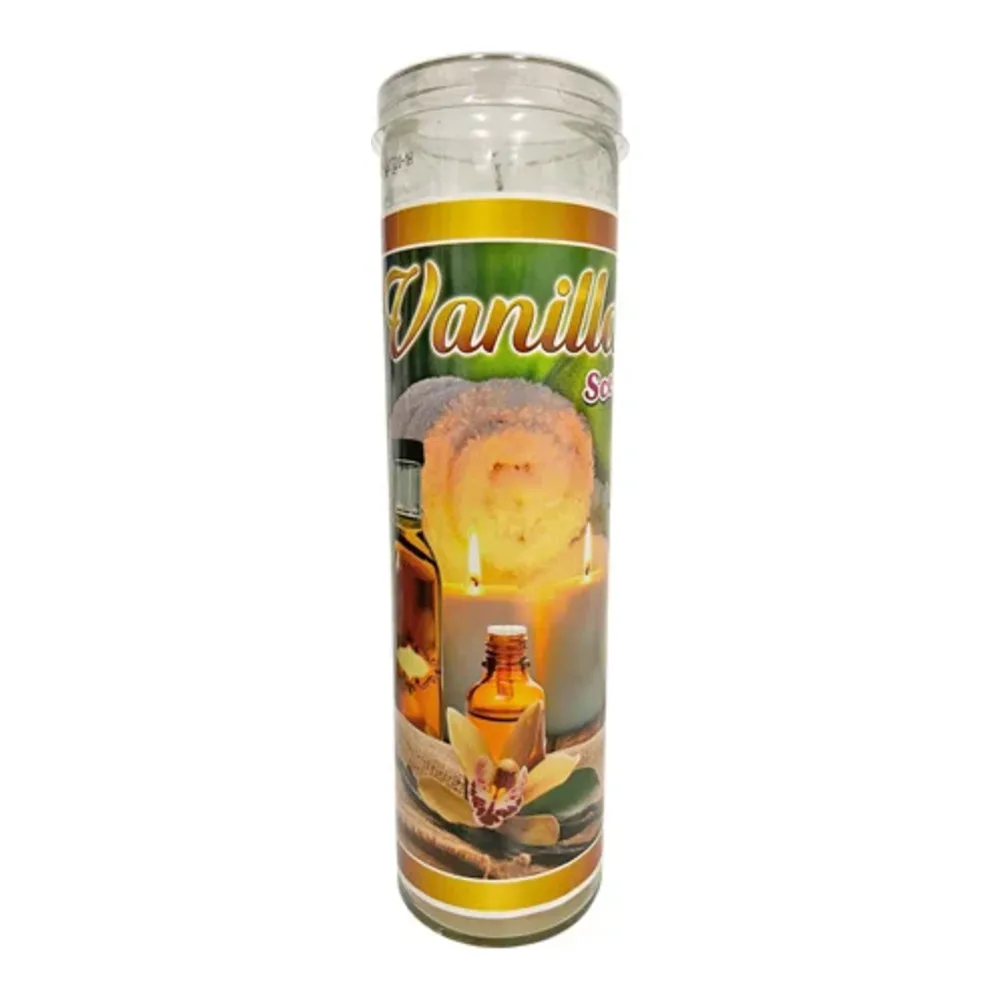 797495010446 CANDLE - SCENTED VANILLA - Image 1